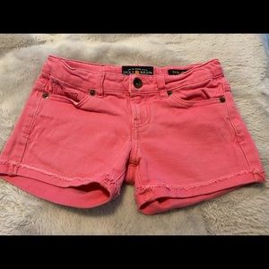 Lucky brand, Riley short, pink denim, size 8